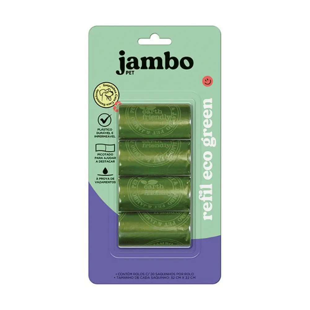 Refil Saquinhos Higiênicos Eco Green Jambo