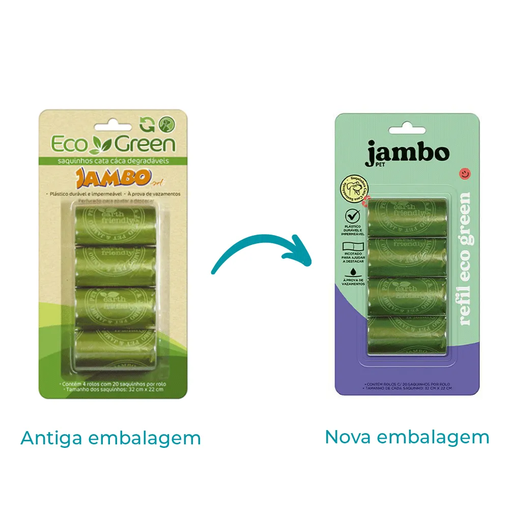 Refil Saquinhos Higiênicos Eco Green Jambo — foto 2