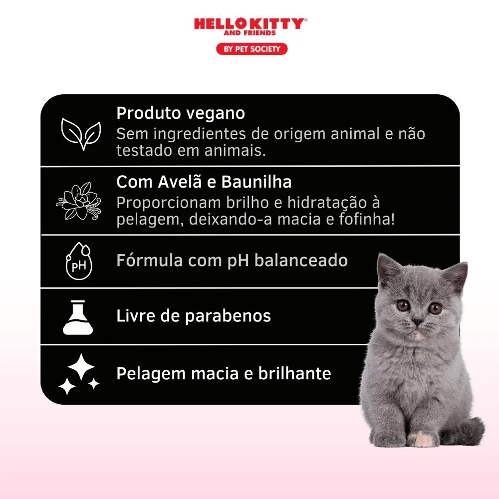 Shampoo 2 em 1 Hello Kitty Chococat para Gatos — foto 3