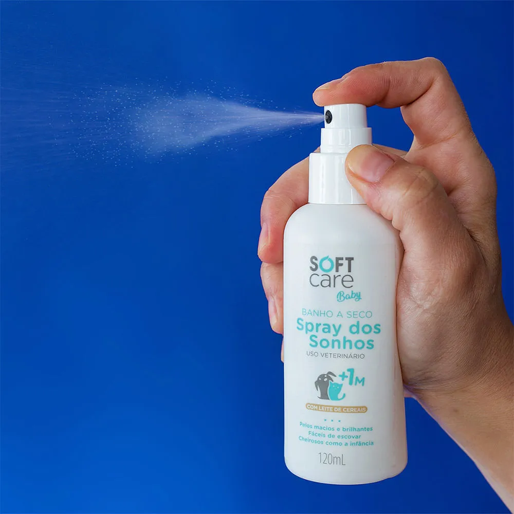Banho a Seco 1 Mês+ Spray dos Sonhos Soft Care Baby — foto 3