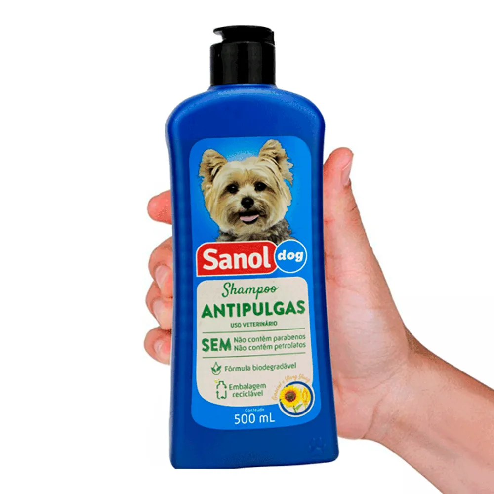 Shampoo Antipulgas para Cães Sanol — foto 3