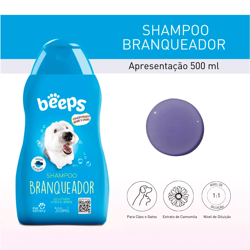 Shampoo Branqueador Beeps Pet Society — foto 2