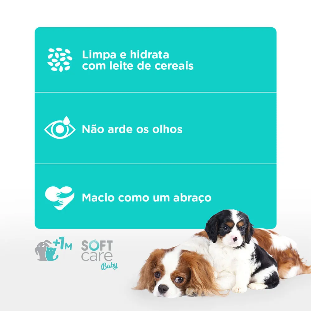 Shampoo 1 Mês+ Banho do Aconchego Soft Care Baby — foto 3