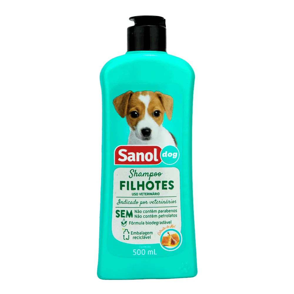 Shampoo para Cães Filhotes Sanol