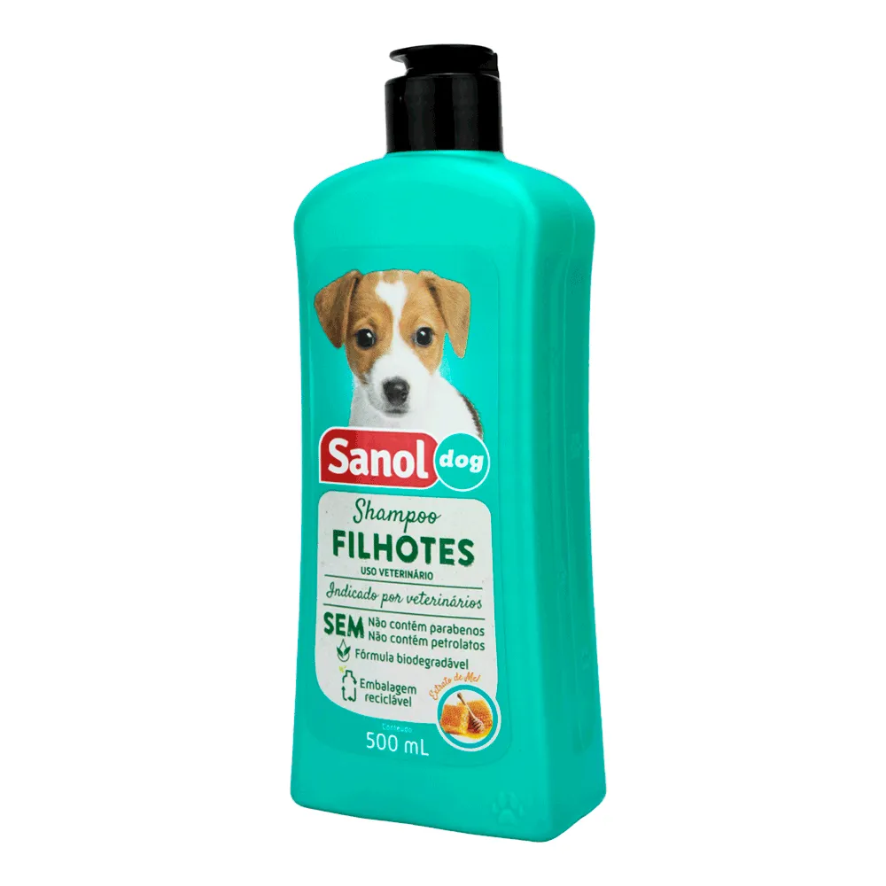 Shampoo para Cães Filhotes Sanol — foto 3