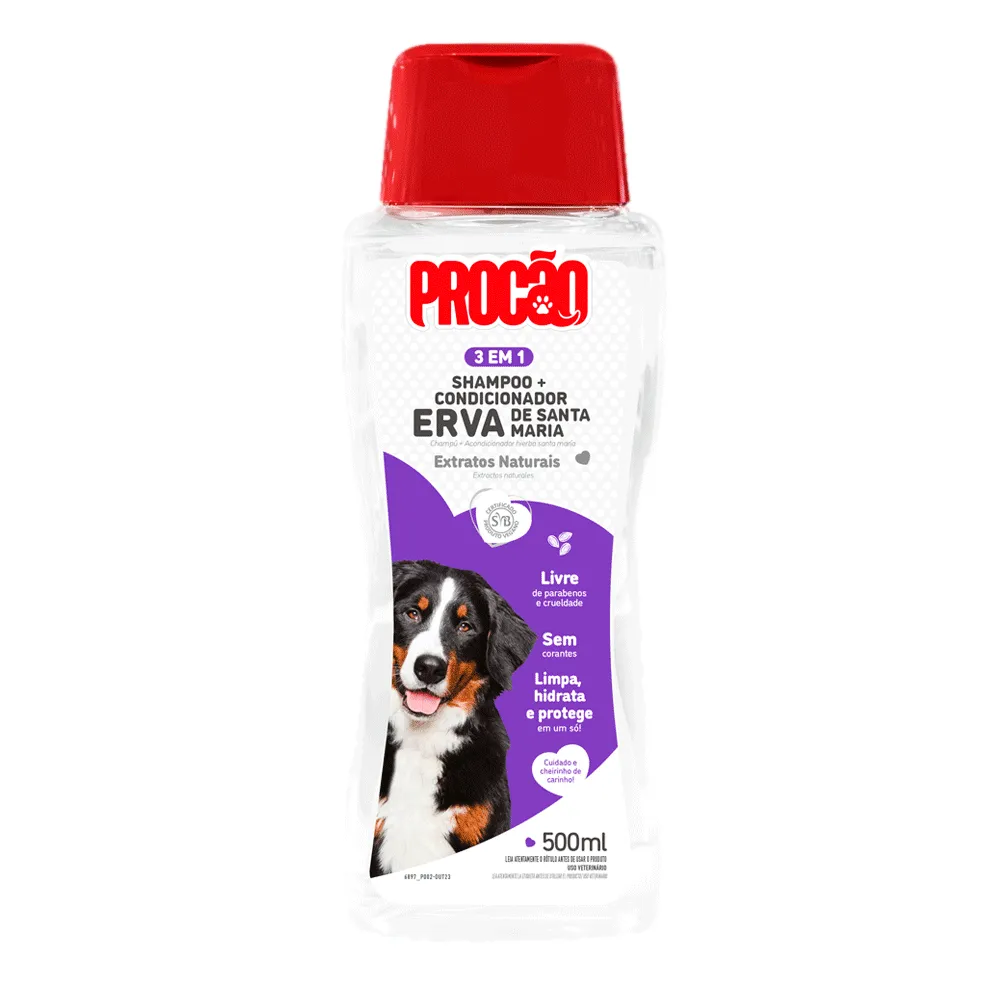 Shampoo e Condicionador Erva de Santa Maria Procão — foto 2