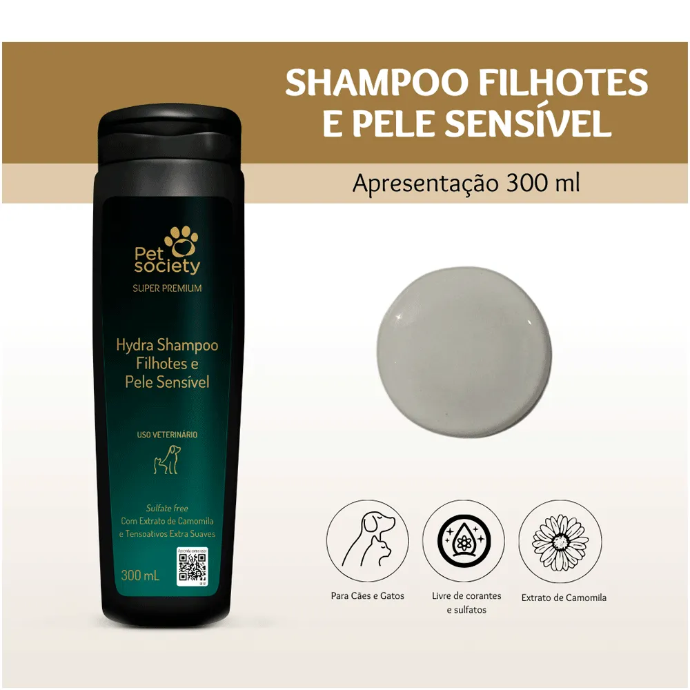 Shampoo Filhotes e Pele Sensível Pet Society — foto 2