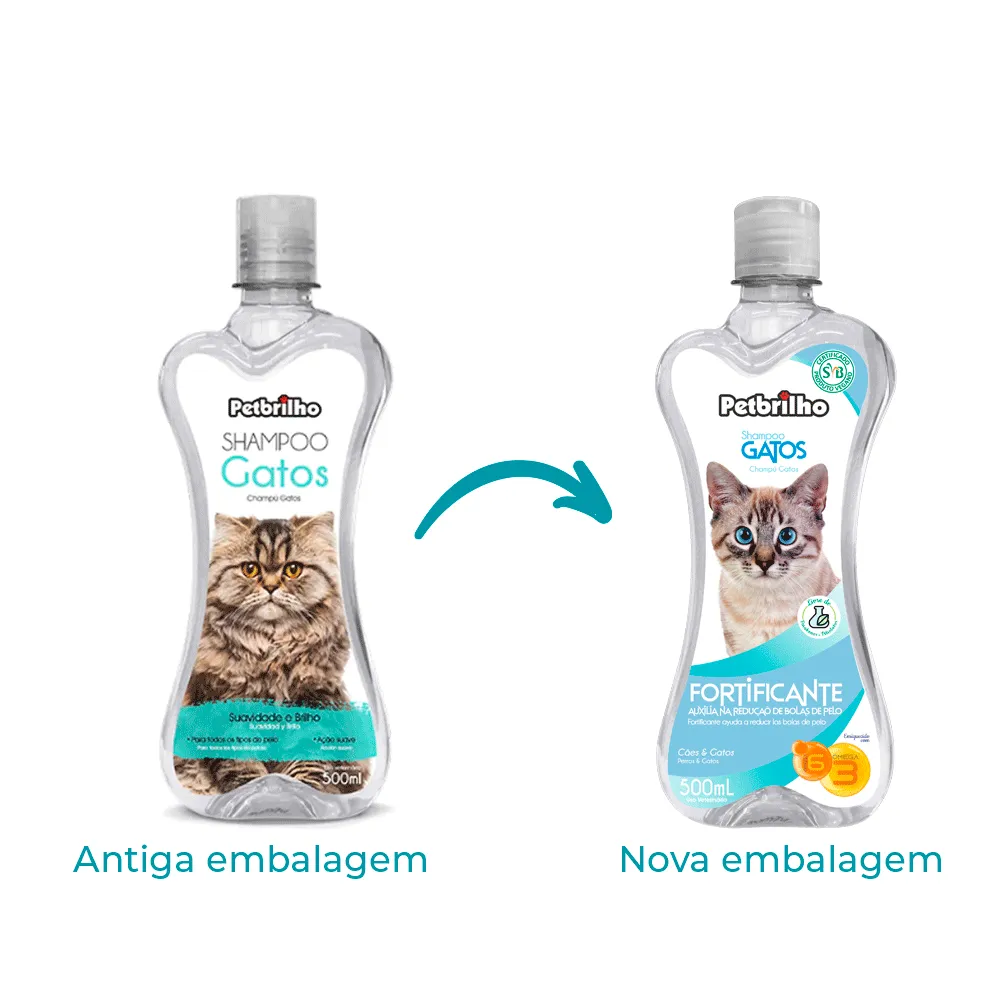 Shampoo Fortificante para Gatos Petbrilho — foto 2