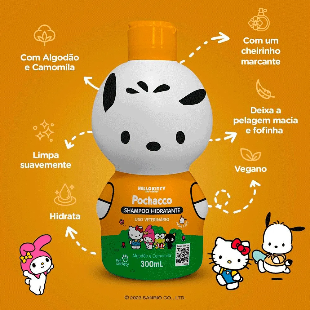 Shampoo Hidratante Hello Kitty Pochacco para Cães — foto 2