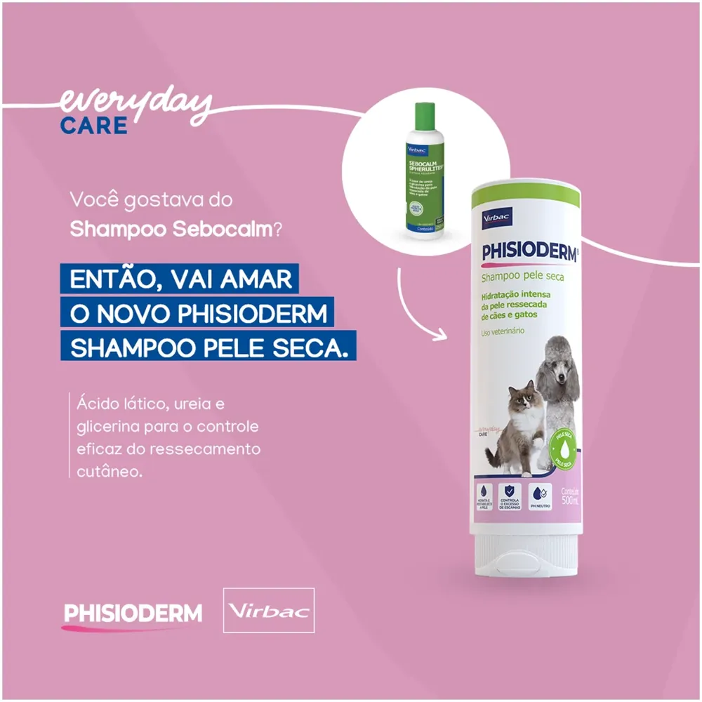 Shampoo Hidratante Phisioderm Pele Seca — foto 2