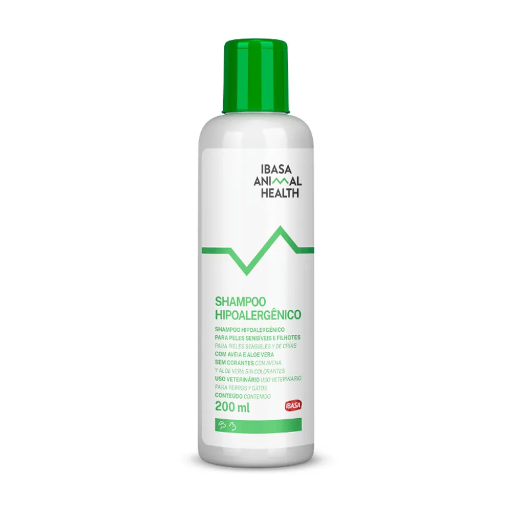 Shampoo Hipoalergênico Peles Sensíveis e Filhotes Ibasa