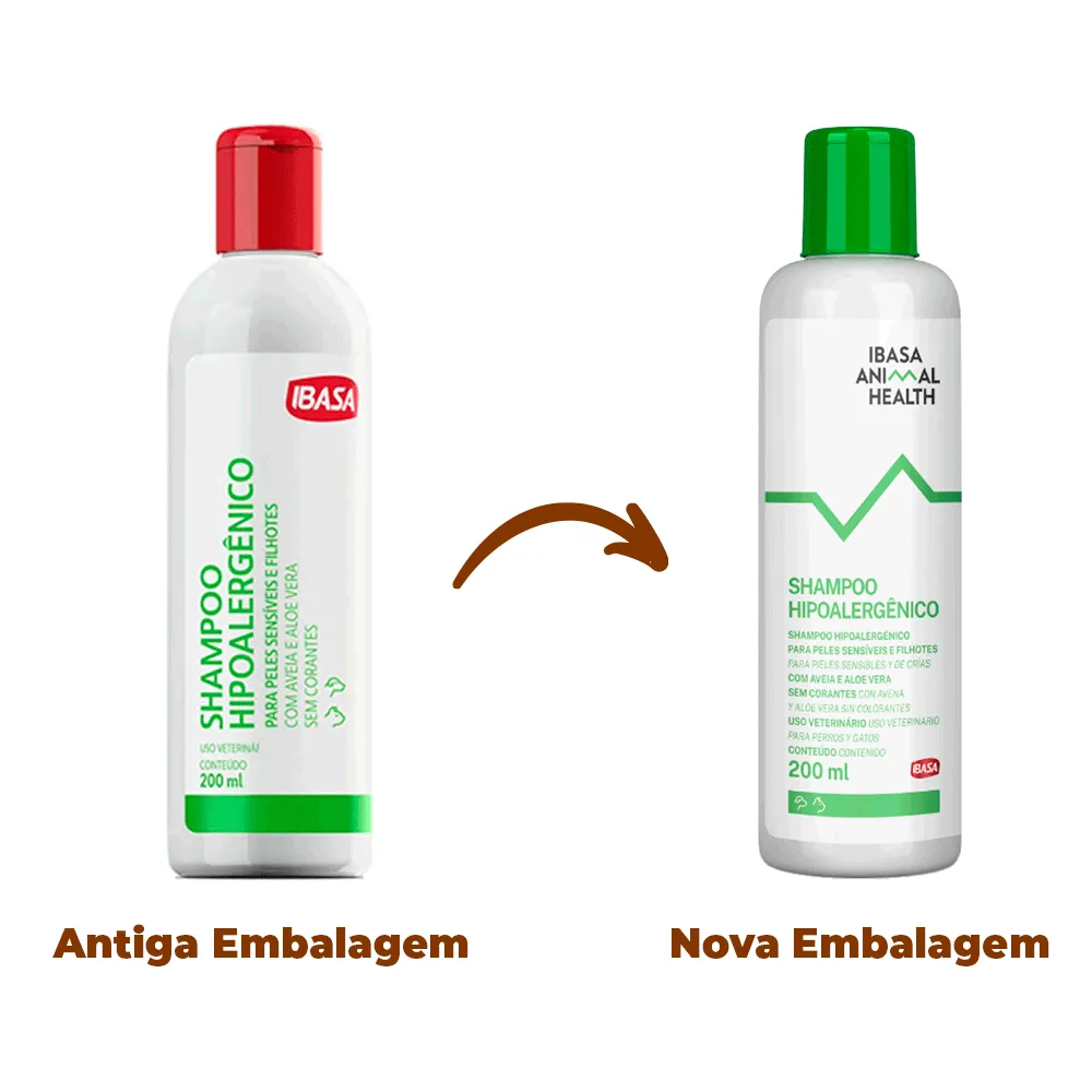 Shampoo Hipoalergênico Peles Sensíveis e Filhotes Ibasa — foto 2