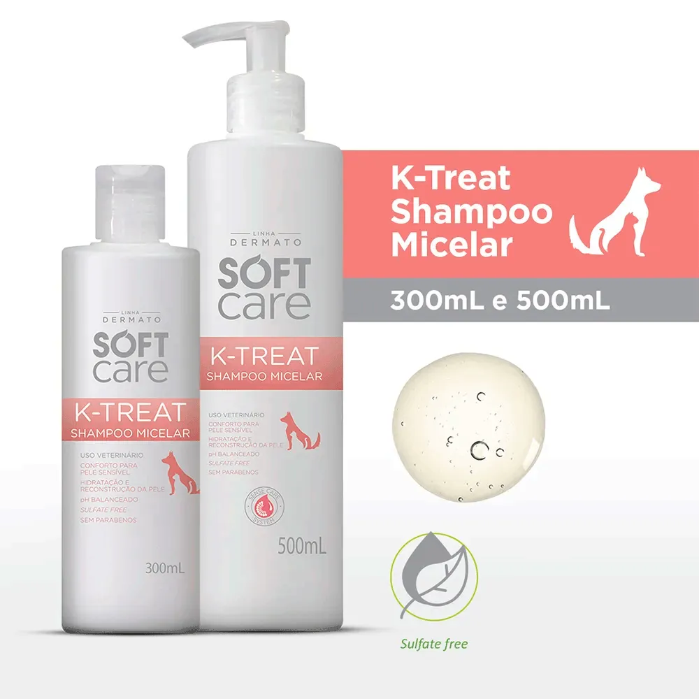 Shampoo Micelar para Pele Alérgica K-Treat Soft Care — foto 2