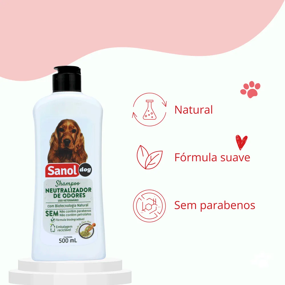Shampoo Neutralizador de Odores Sanol — foto 5