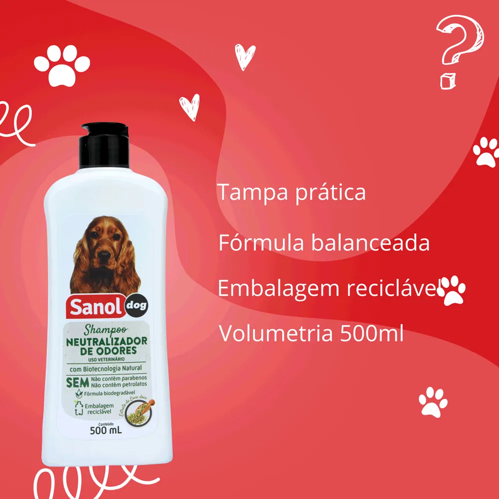 Shampoo Neutralizador de Odores Sanol — foto 6