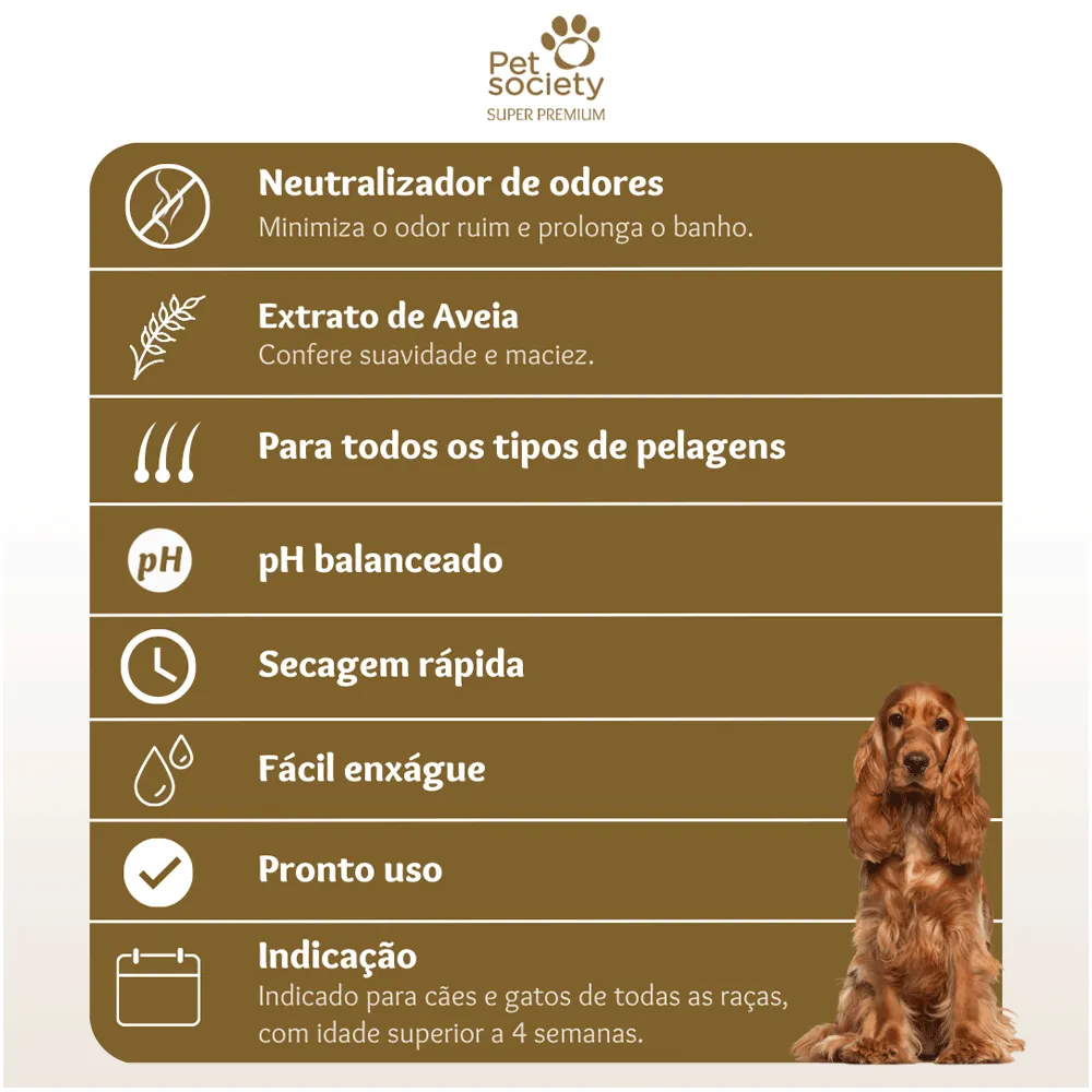 Shampoo Hydra Neutro Pet Society — foto 3