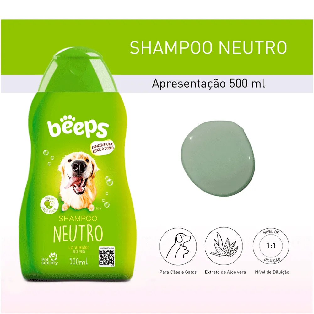 Shampoo Neutro Beeps Pet Society — foto 2