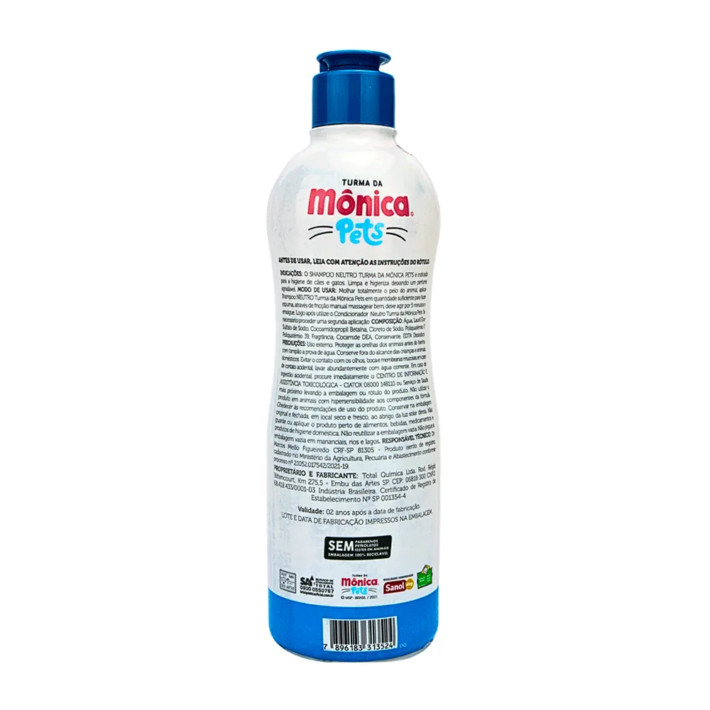 Shampoo Neutro Hidratante Turma da Mônica Pets — foto 2