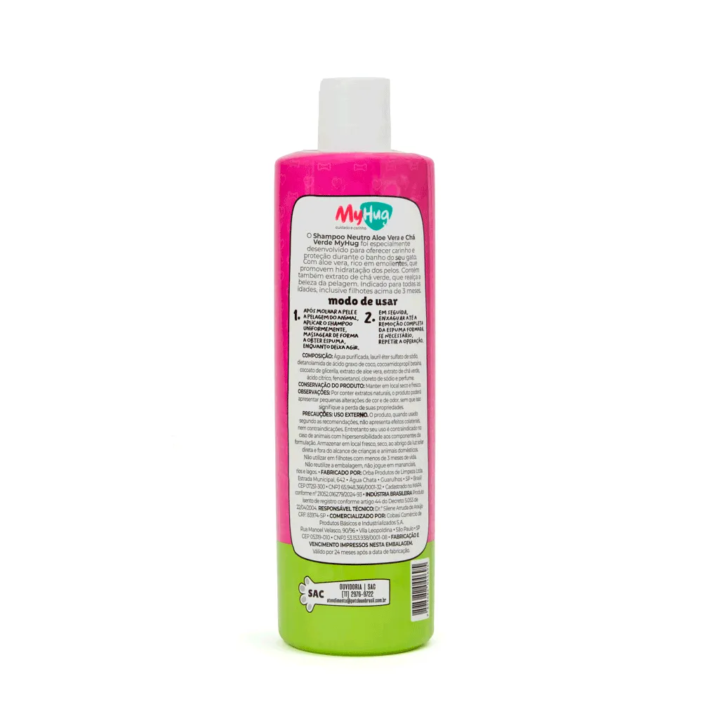 Shampoo Neutro para Gatos MyHug — foto 2
