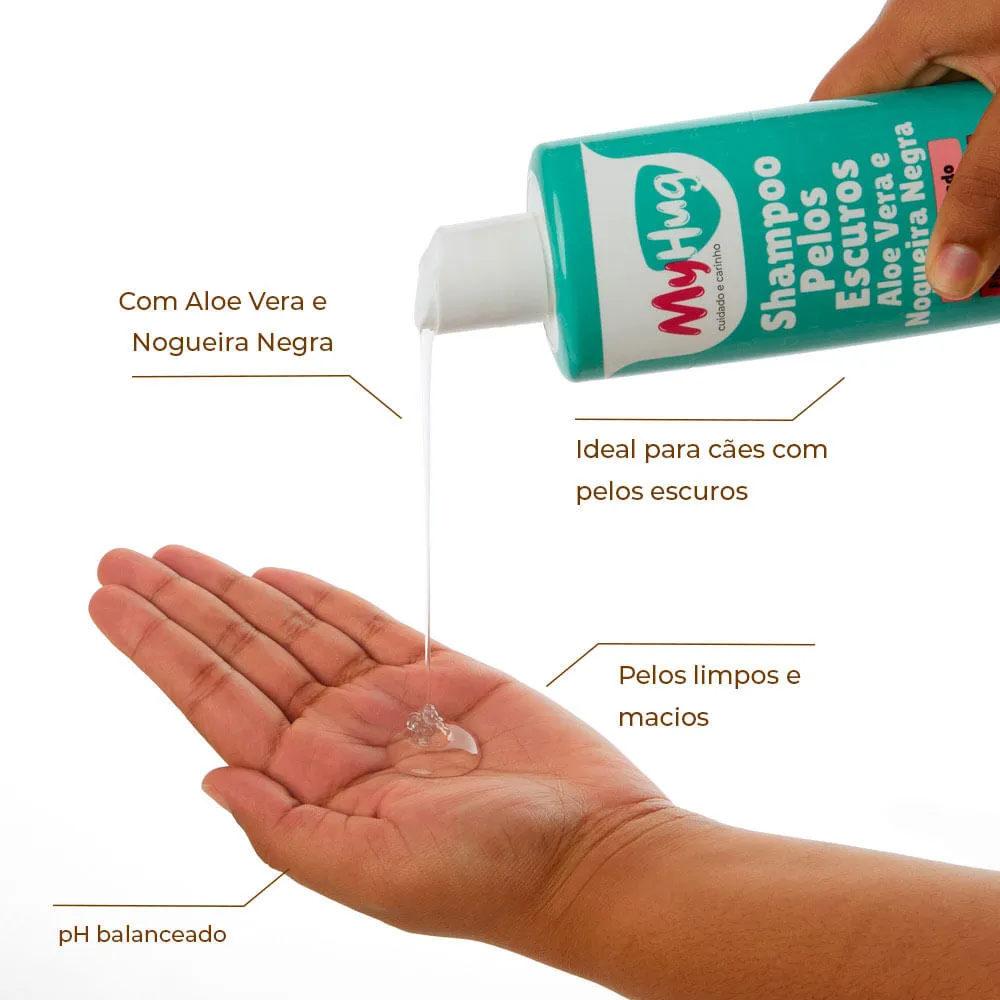 Shampoo para Cachorro Pelos Escuros MyHug — foto 3