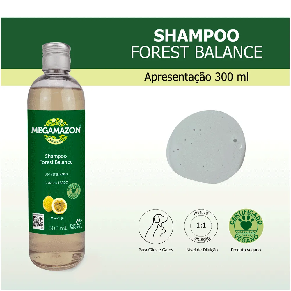 Shampoo Forest Balance Maracujá Megamazon Pet Society — foto 2