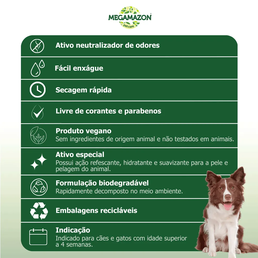 Shampoo Forest Balance Maracujá Megamazon Pet Society — foto 3