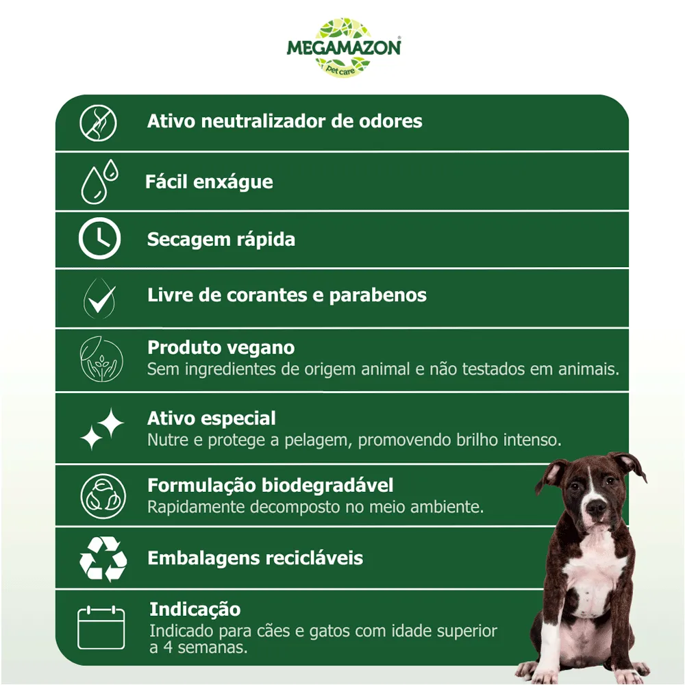 Shampoo Forest Purity Pitanga Megamazon Pet Society — foto 3