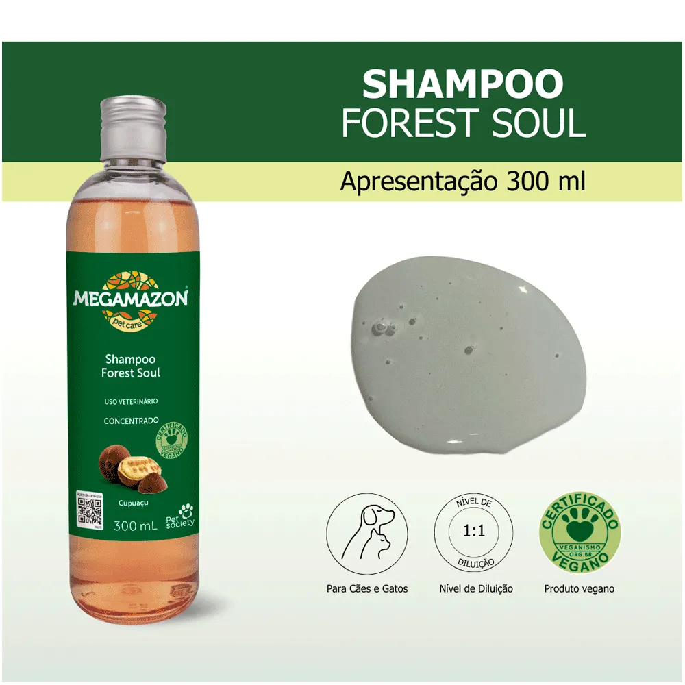 Shampoo Forest Soul Cupuaçu Megamazon Pet Society — foto 2
