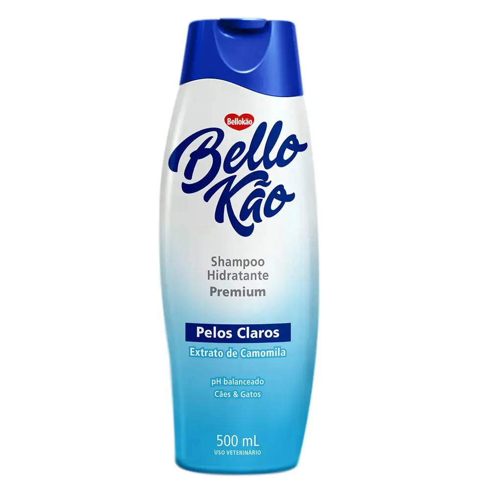 Shampoo Pelos Claros Cães e Gatos Bellokão