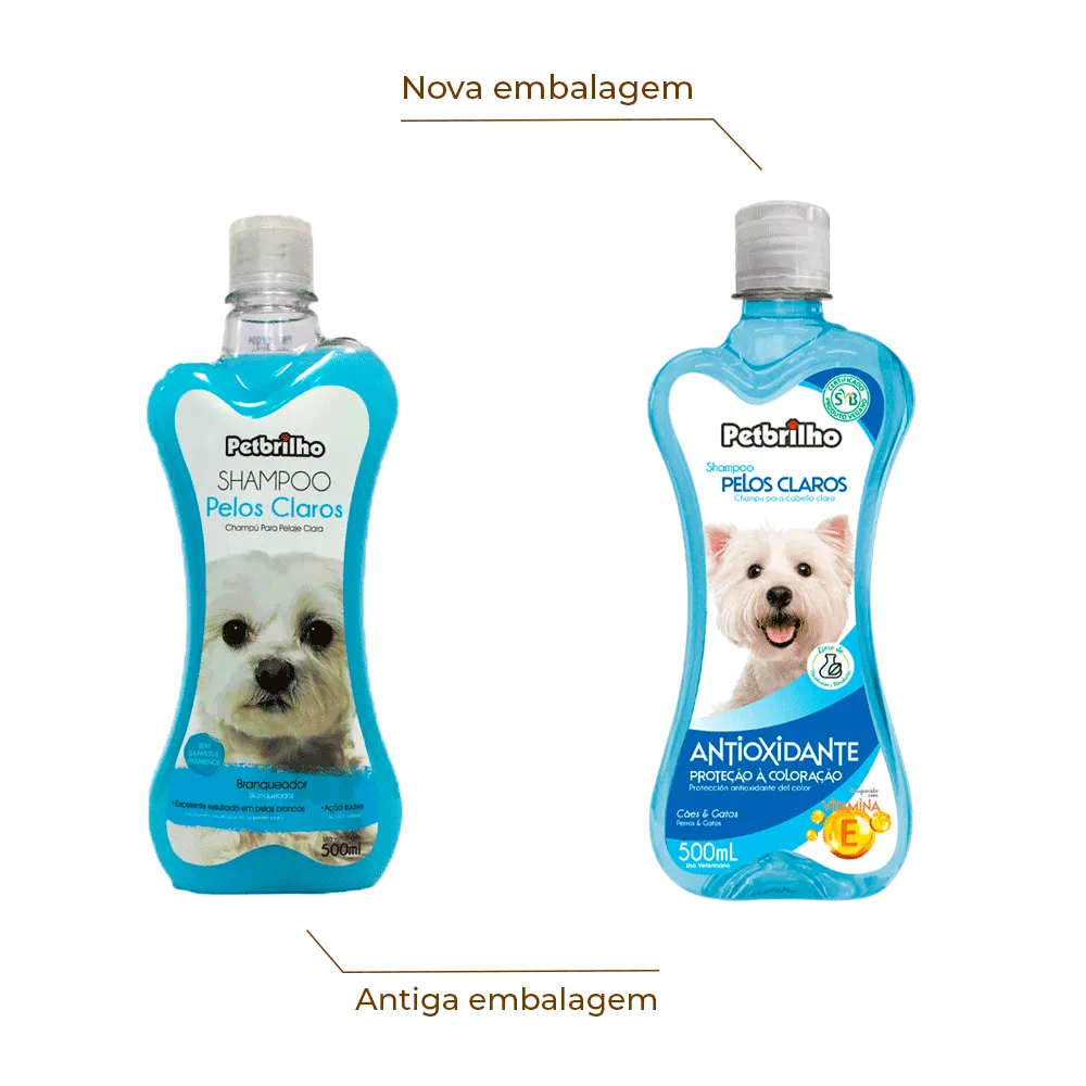 Shampoo Pelos Claros Petbrilho — foto 2