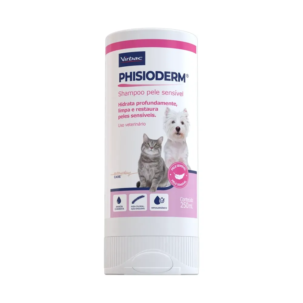 Shampoo Phisioderm Pele Sensível Virbac