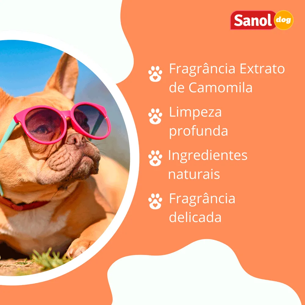 Shampoo Neutro Cães e Gatos Sanol — foto 6