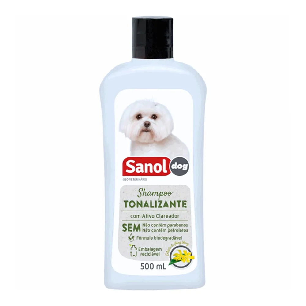 Shampoo Tonalizante Pelos Claros Sanol
