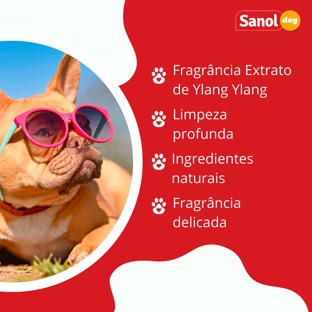 Shampoo Tonalizante Pelos Claros Sanol — foto 5
