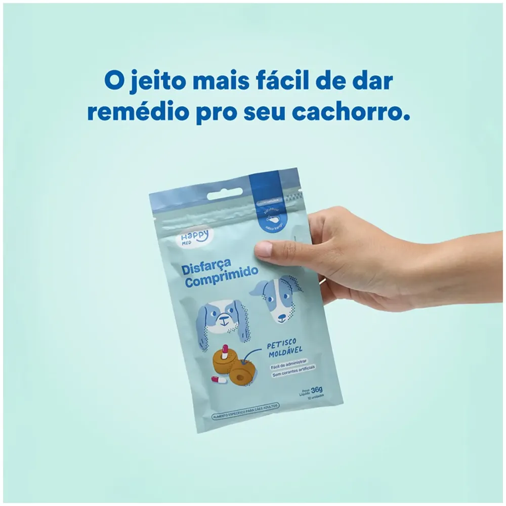 Snack Disfarça Comprimidos Happy Med para Cães — foto 3