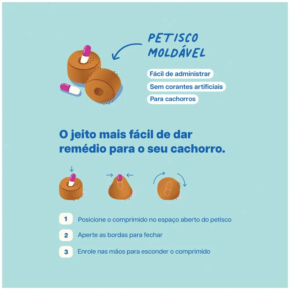 Snack Disfarça Comprimidos Happy Med para Cães — foto 4