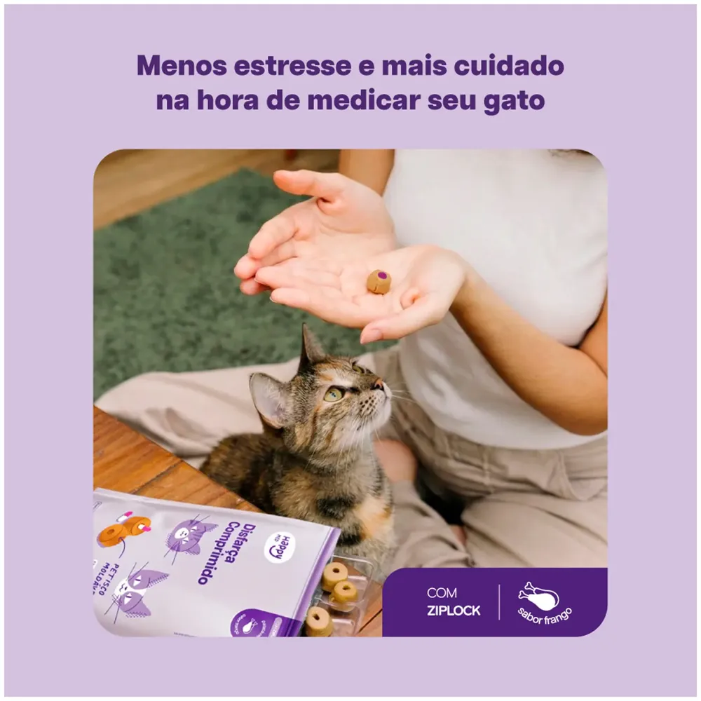 Snack Disfarça Comprimidos Happy Med para Gatos — foto 5
