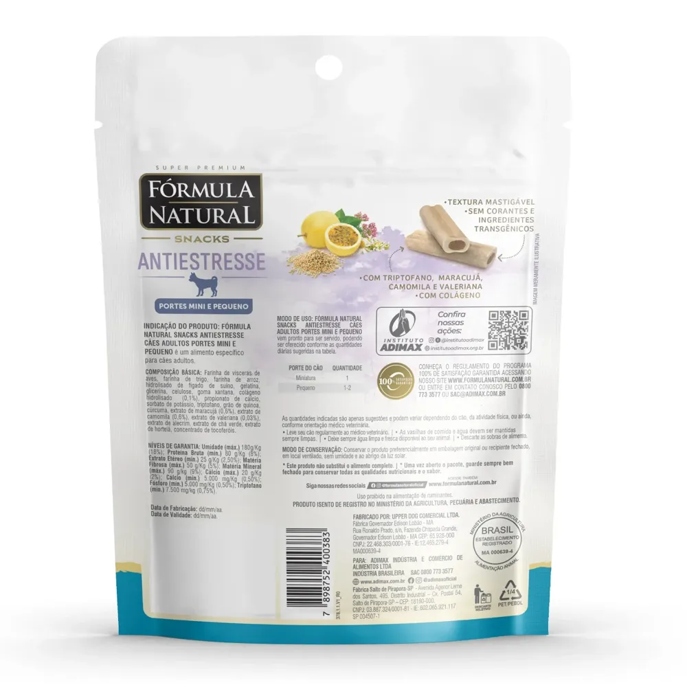 Snacks Fórmula Natural Antiestresse Cães Minis e Pequenos — foto 2