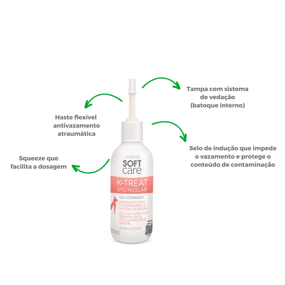 K-Treat Oto Micelar Limpeza para Ouvido Sensível Soft Care — foto 3