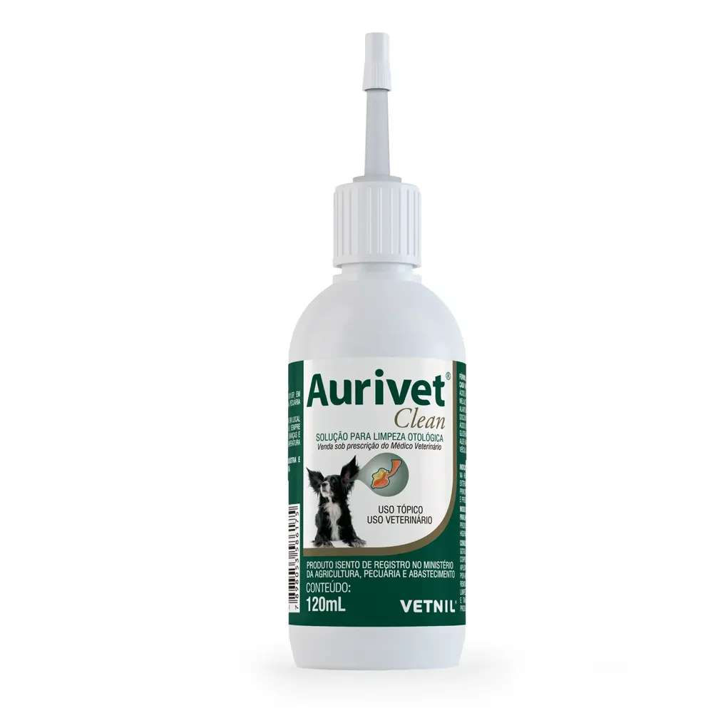 Solução Otológica Aurivet Clean