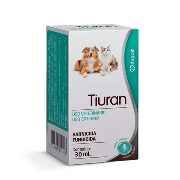 Tiuran Sarnicida e Fungicida para Cães e Gatos Duprat
