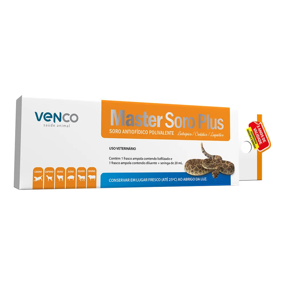 Master Soro Plus Antiofídico Vencofarma