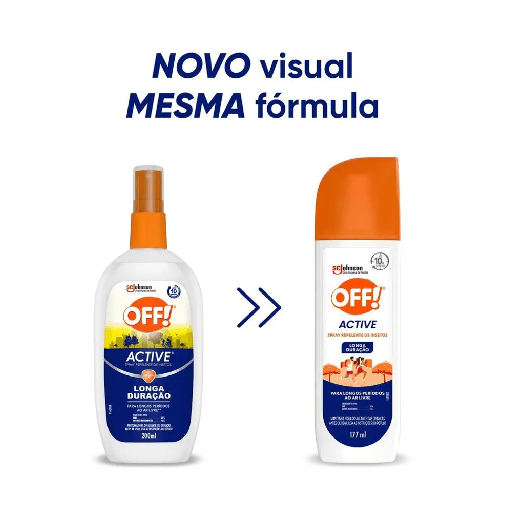 Spray Repelente de Insetos Off Active — foto 2