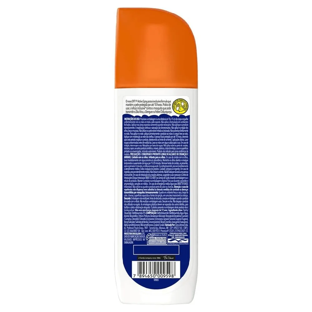 Spray Repelente de Insetos Off Active — foto 3