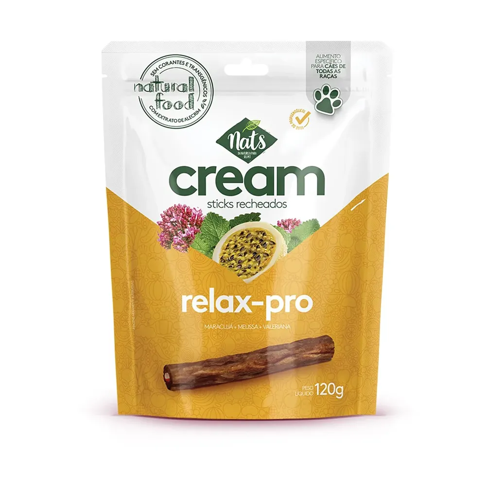 Sticks Recheados para Cães Cream Relax-Pro Nats