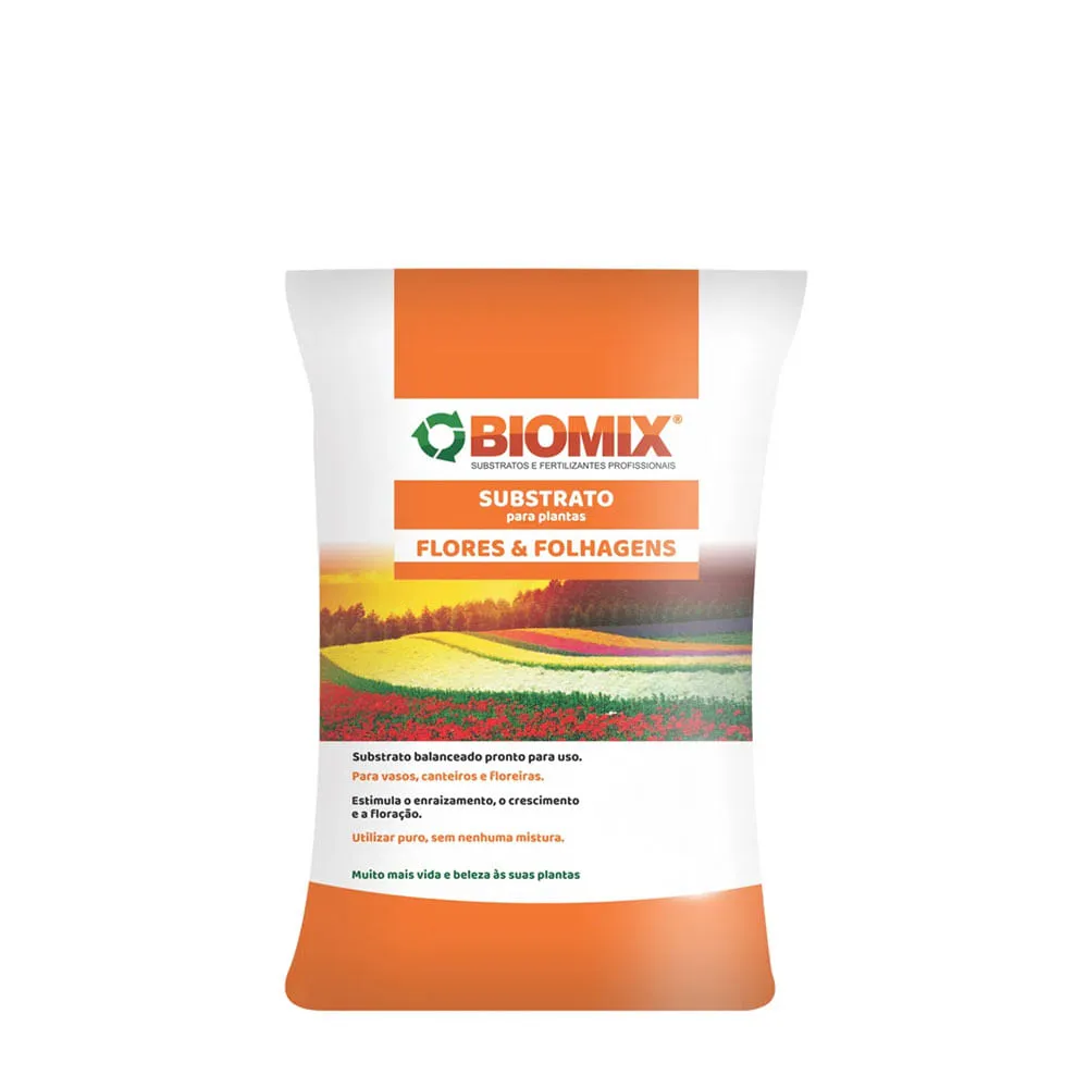Substrato para Plantas, Flores e Folhagens Biomix