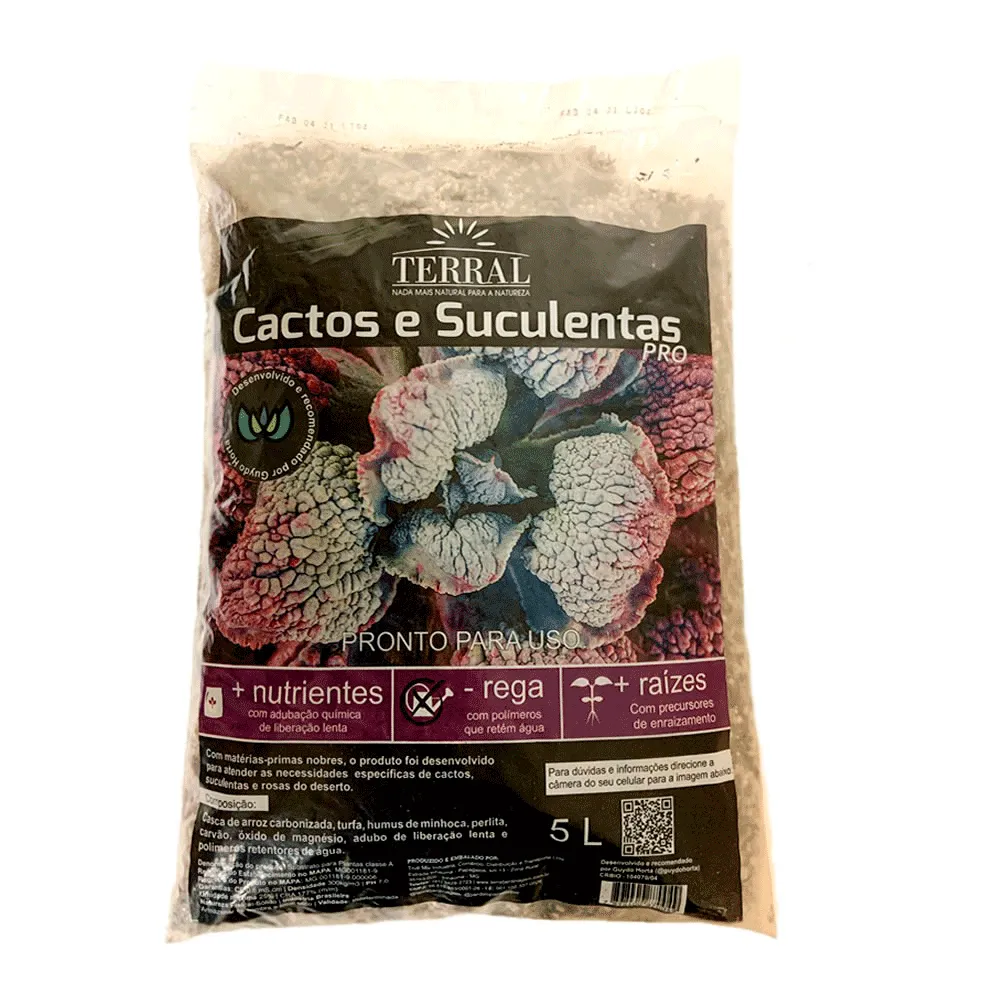 Substrato Profissional Cactos e Suculentas Terral
