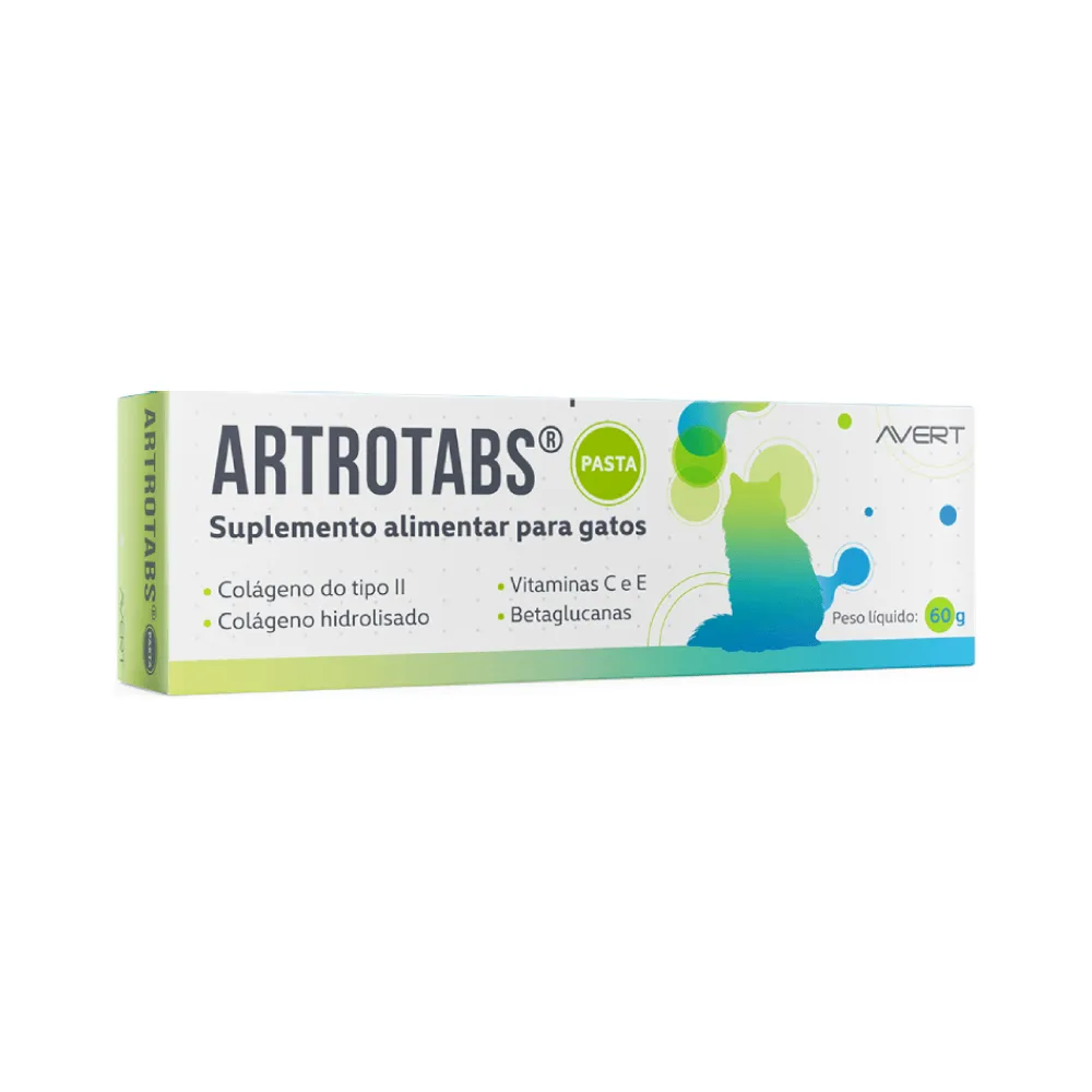 Suplemento Alimentar Artrotabs Pasta para Gatos Avert