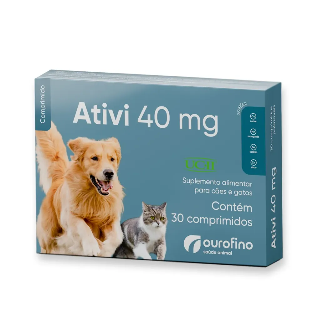 Suplemento Alimentar Ativi 40mg Ourofino — foto 3
