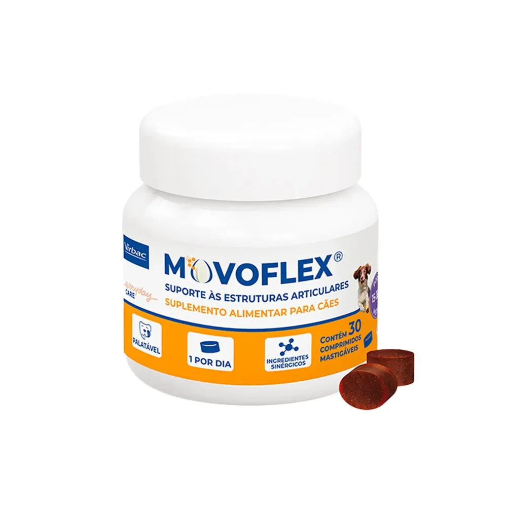 Suplemento Alimentar Movoflex 4g para Cães Virbac
